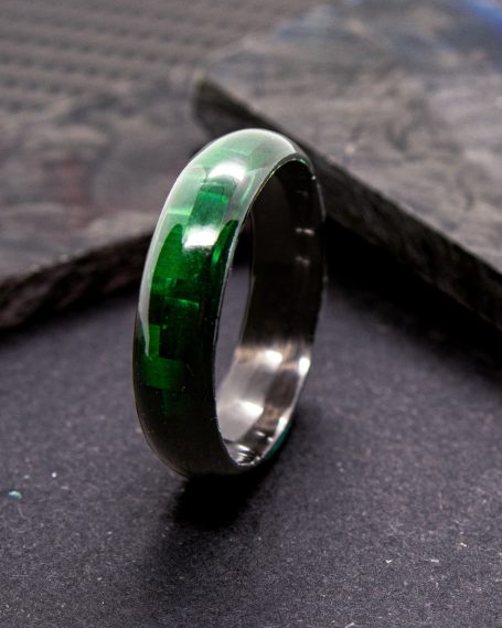 Carbon Fiber Palm Green